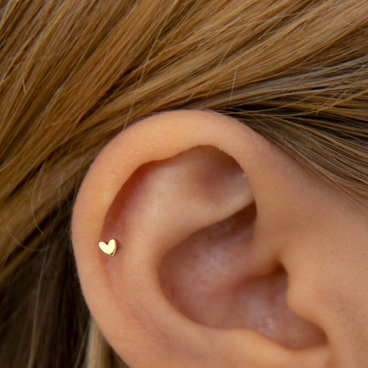 Tiny Heart Stud