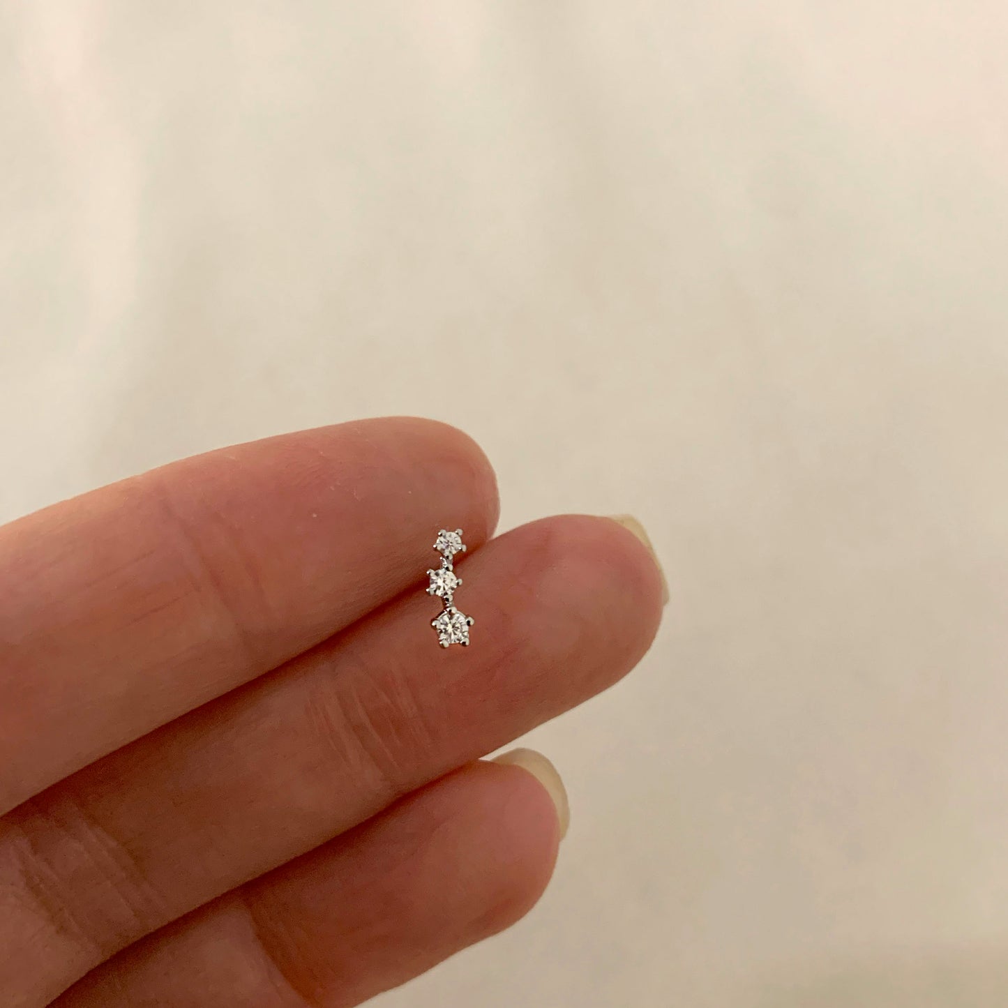 Triple Stone Climber Stud