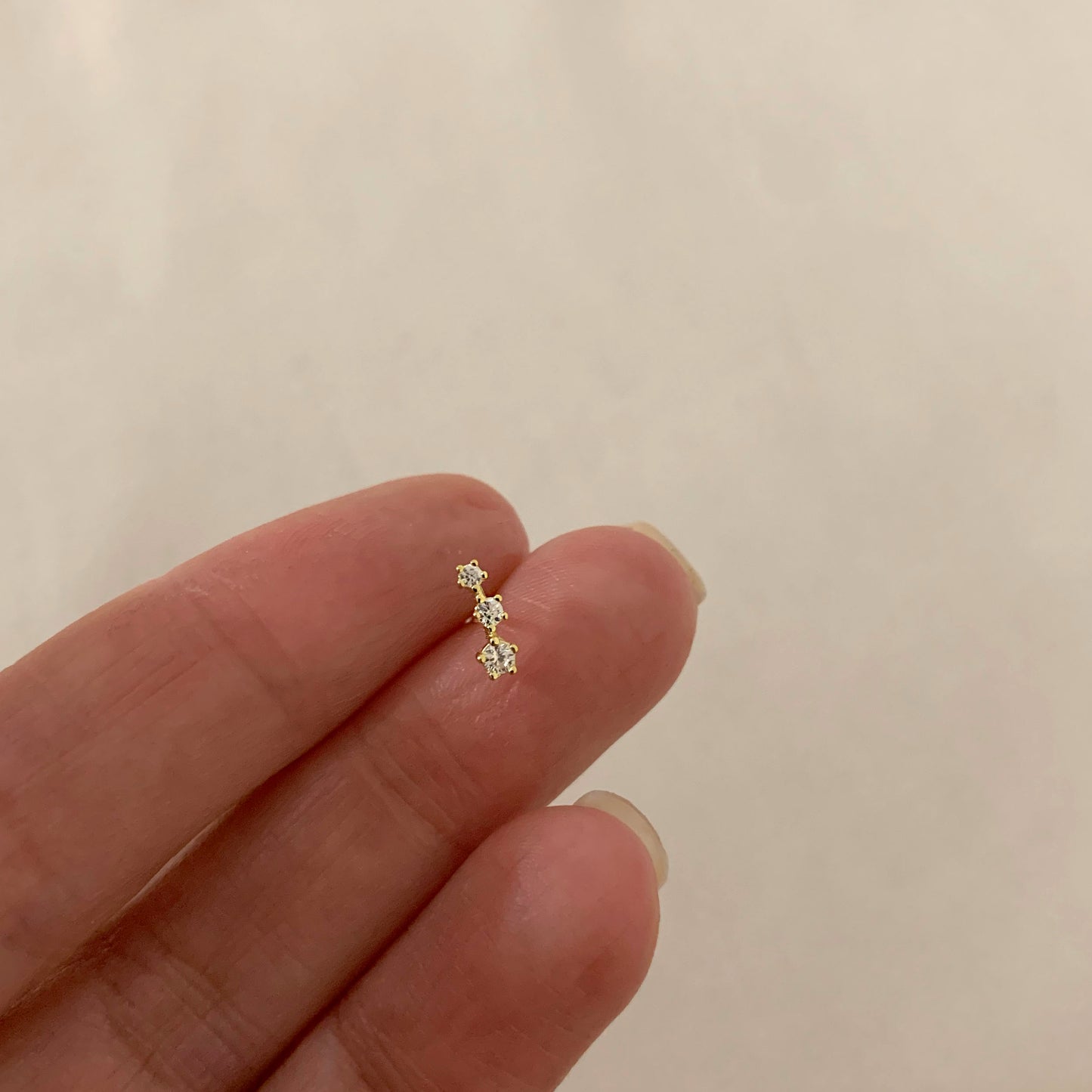 Triple Stone Climber Stud