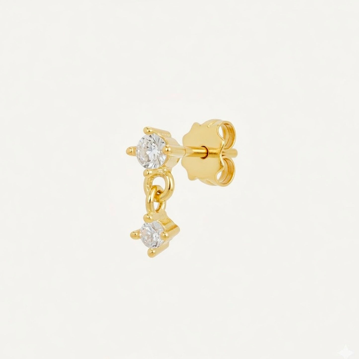 CZ Dangle Stud