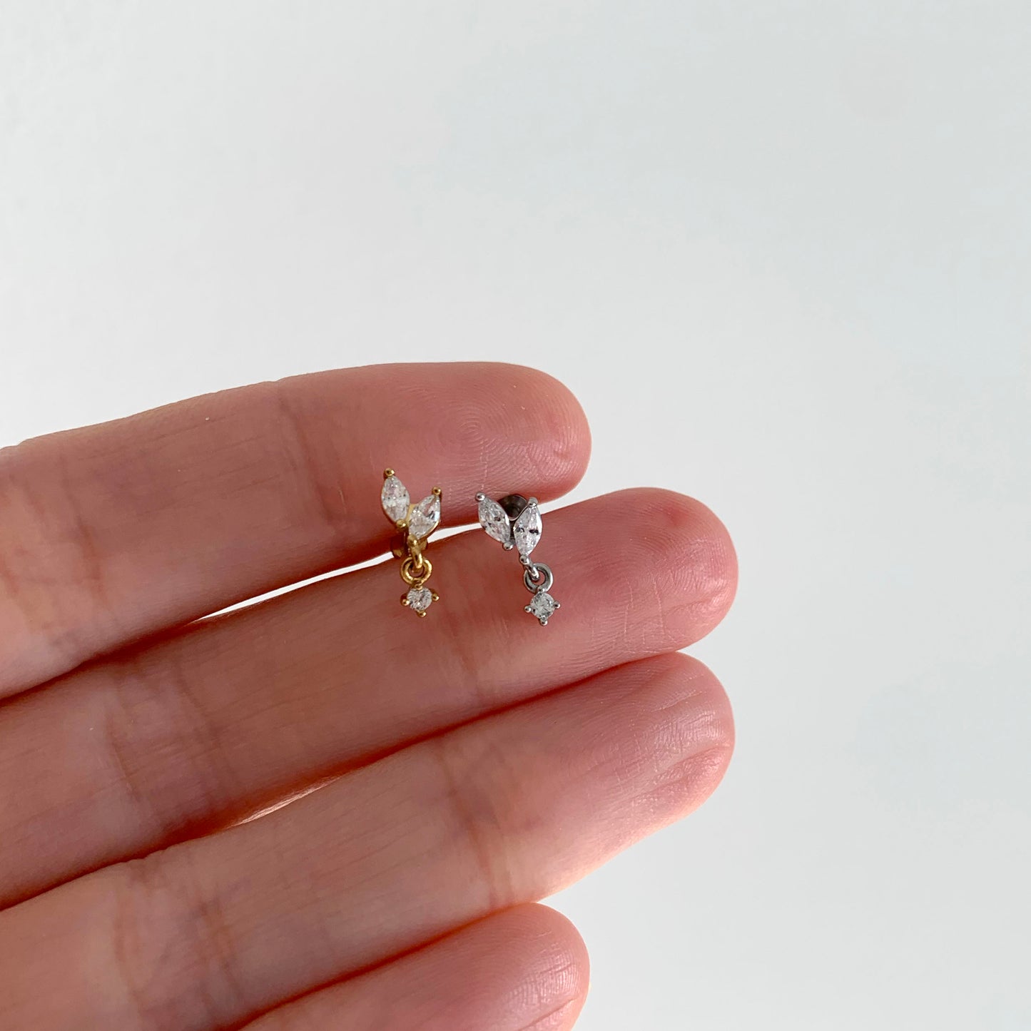 Marquise Dangle Push Pin