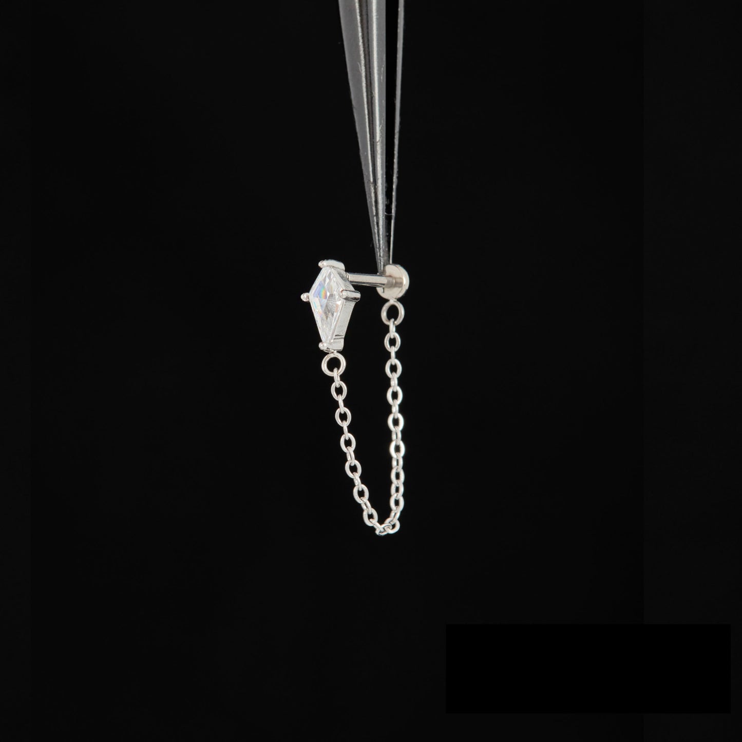 CZ Chain Push Pin