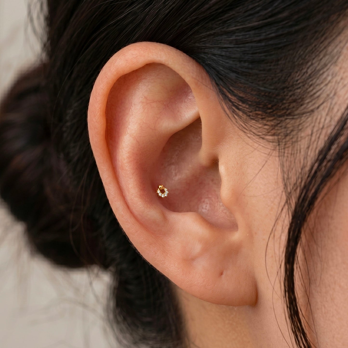 Mini Ball & Ring Stud