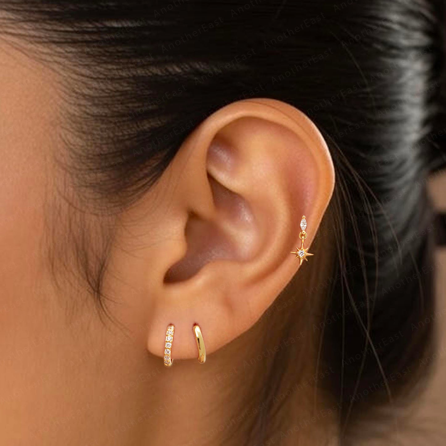 Starburst Dangle Threaded Labret