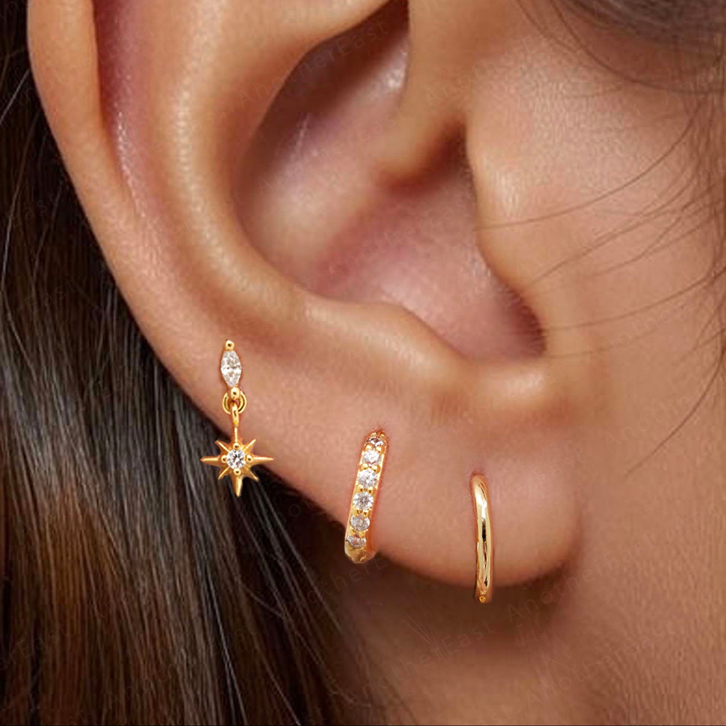 Starburst Dangle Threaded Labret