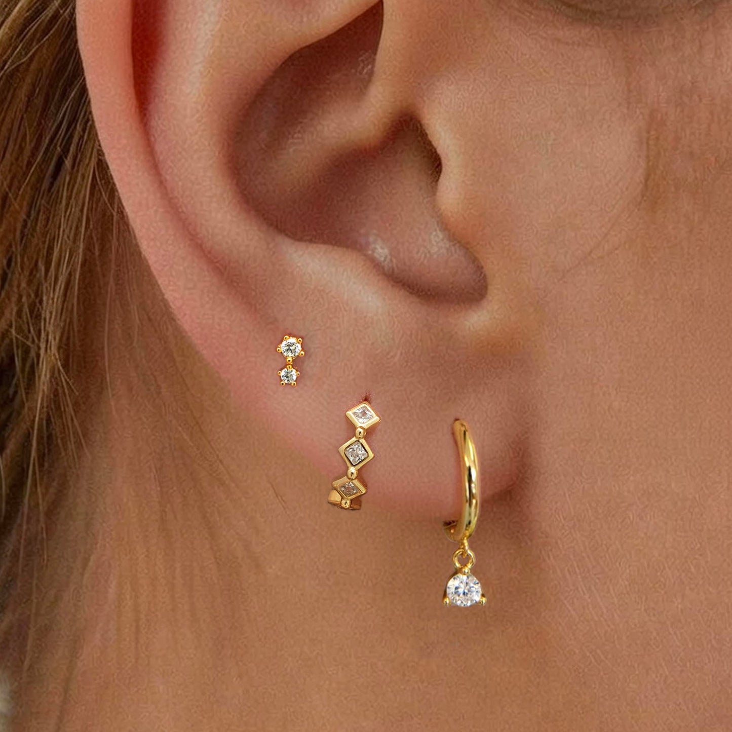Two Stone Stud