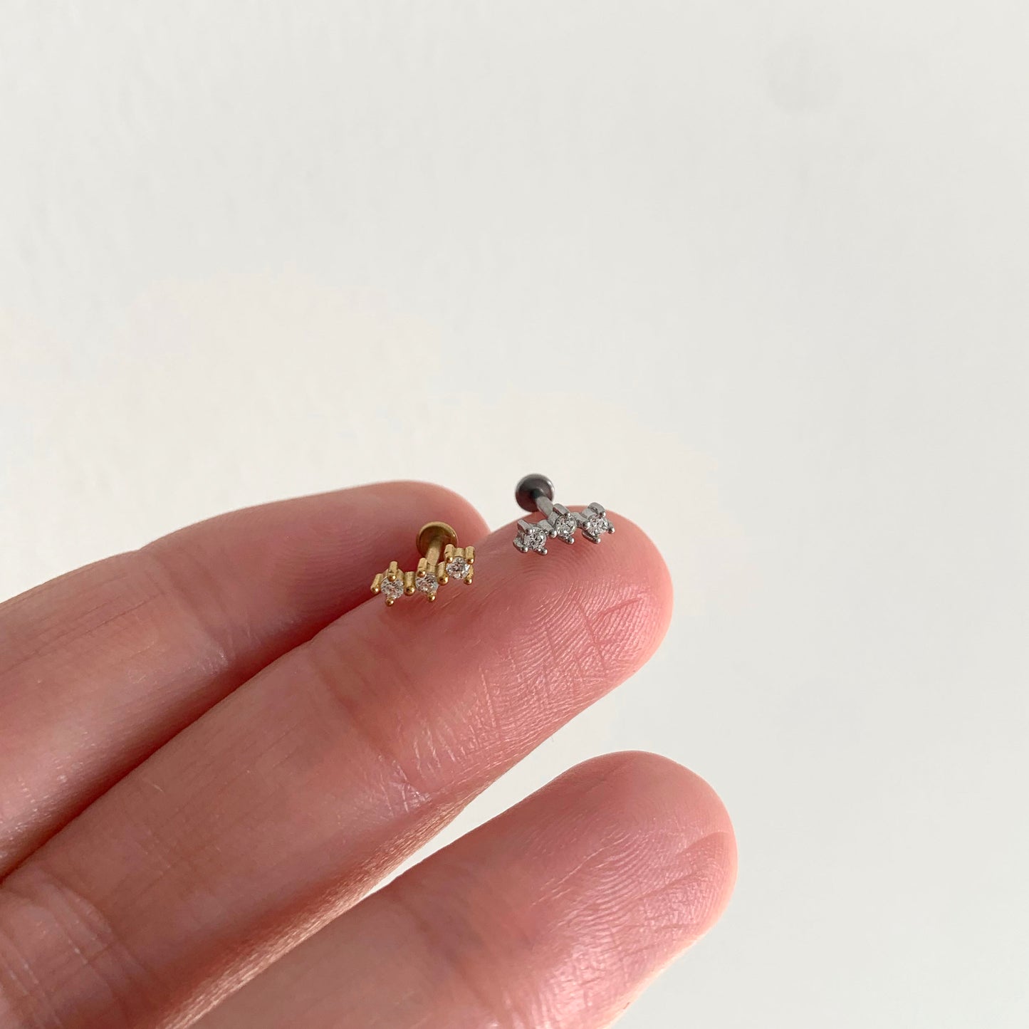 Three CZ Climber Push Pin