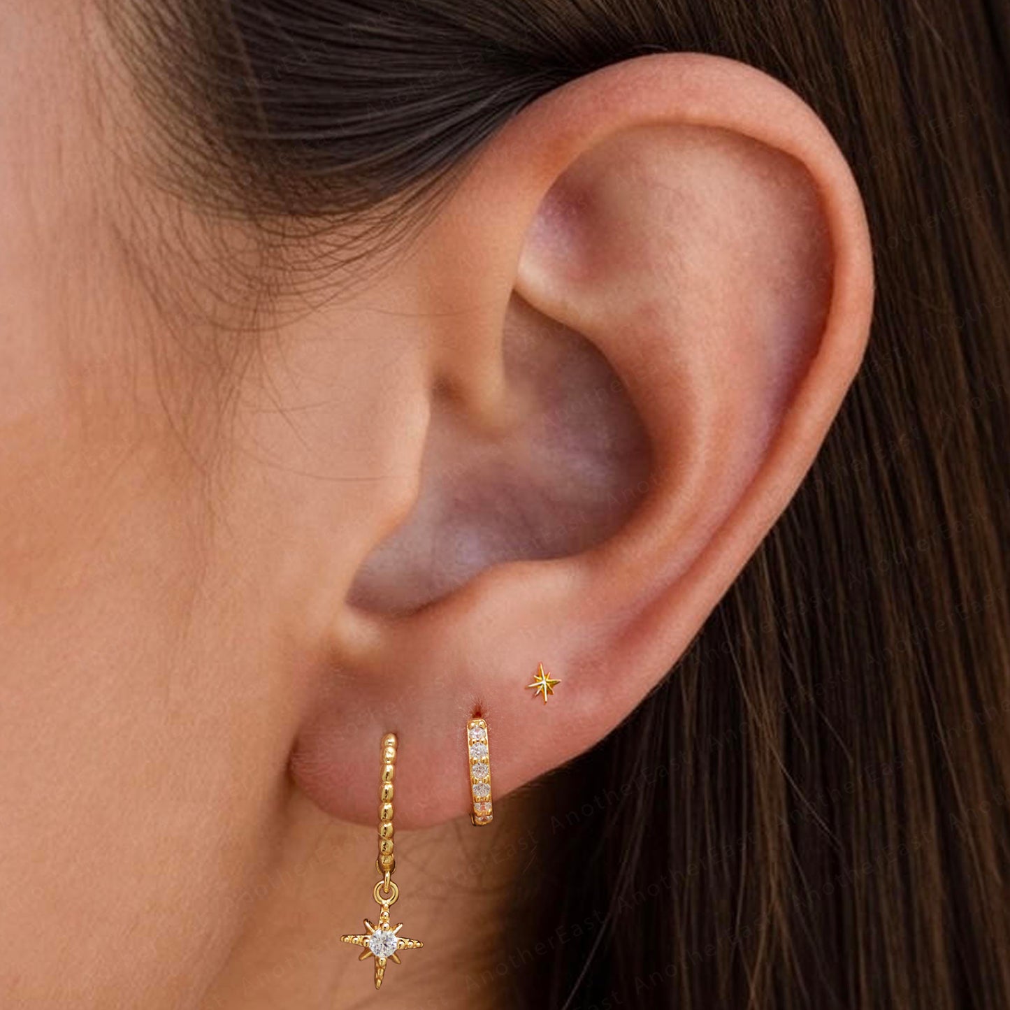 Tiny Starburst Stud
