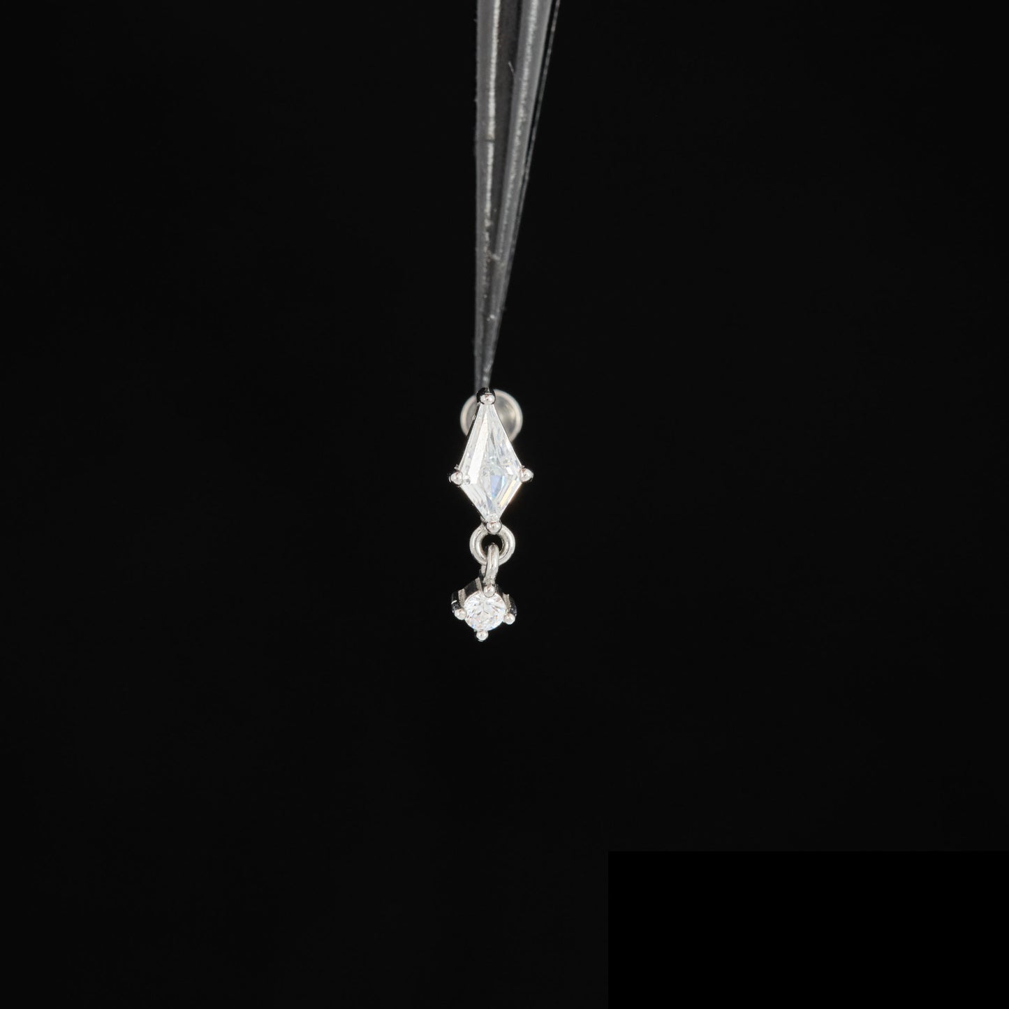 CZ Dangle Push Pin