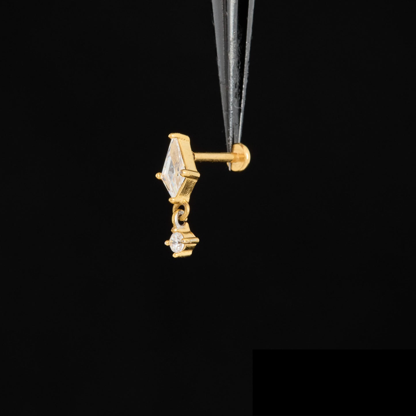 CZ Dangle Push Pin