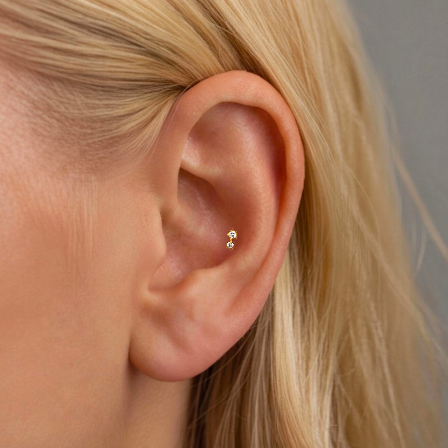 Two Stone Stud