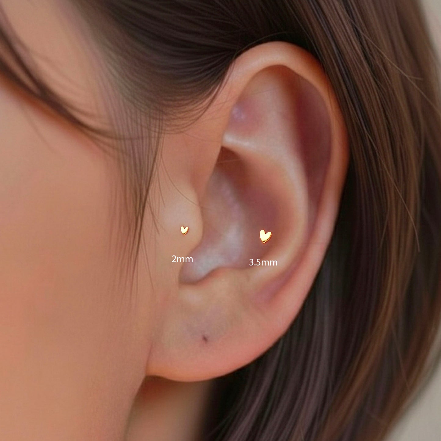 Tiny Heart Push Pin