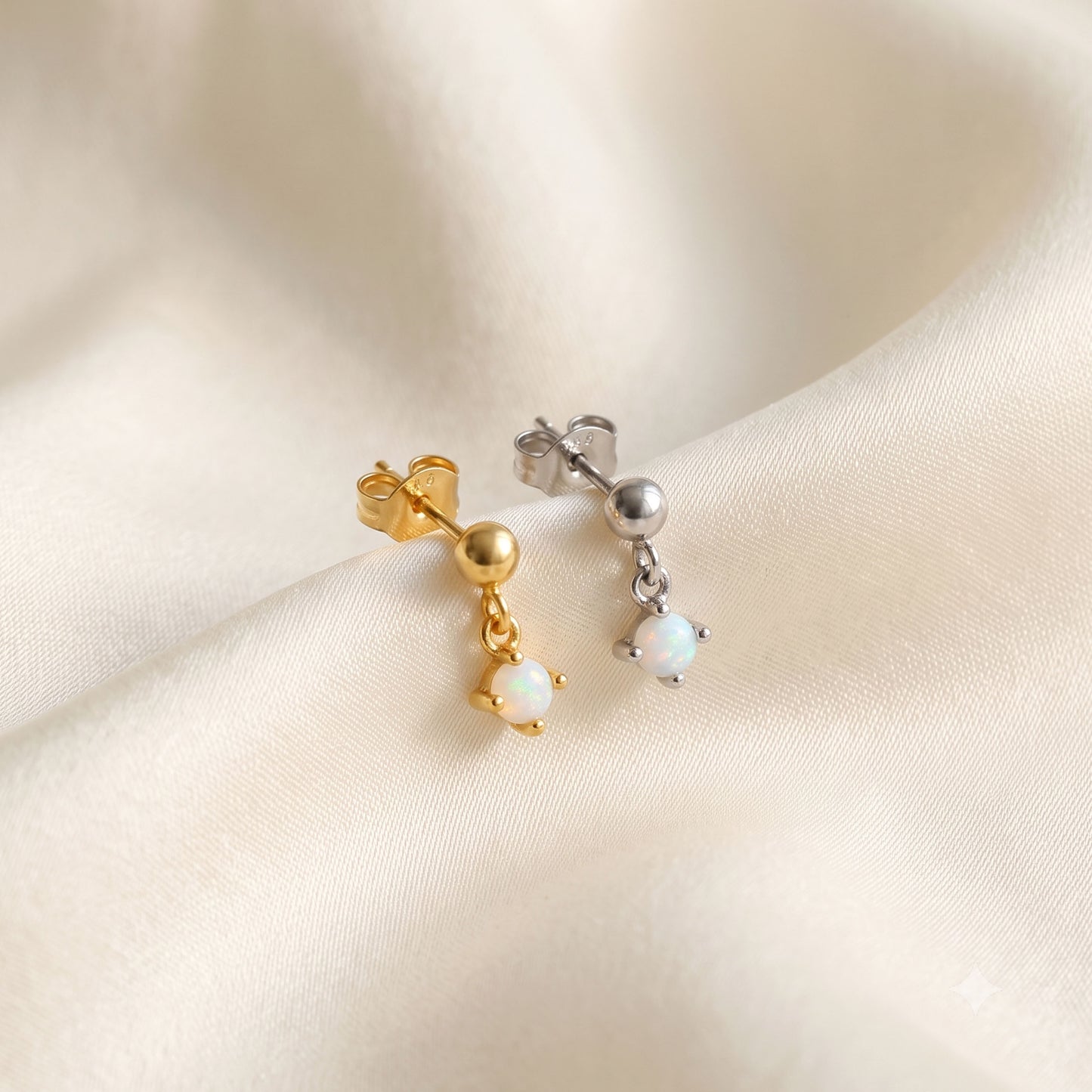 Opal Dangle  Stud