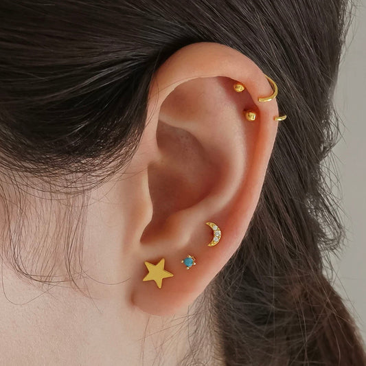 Tiny Moon Stud
