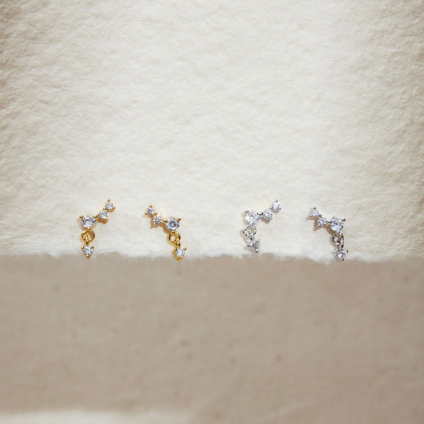 CZ Climber Dangle stud