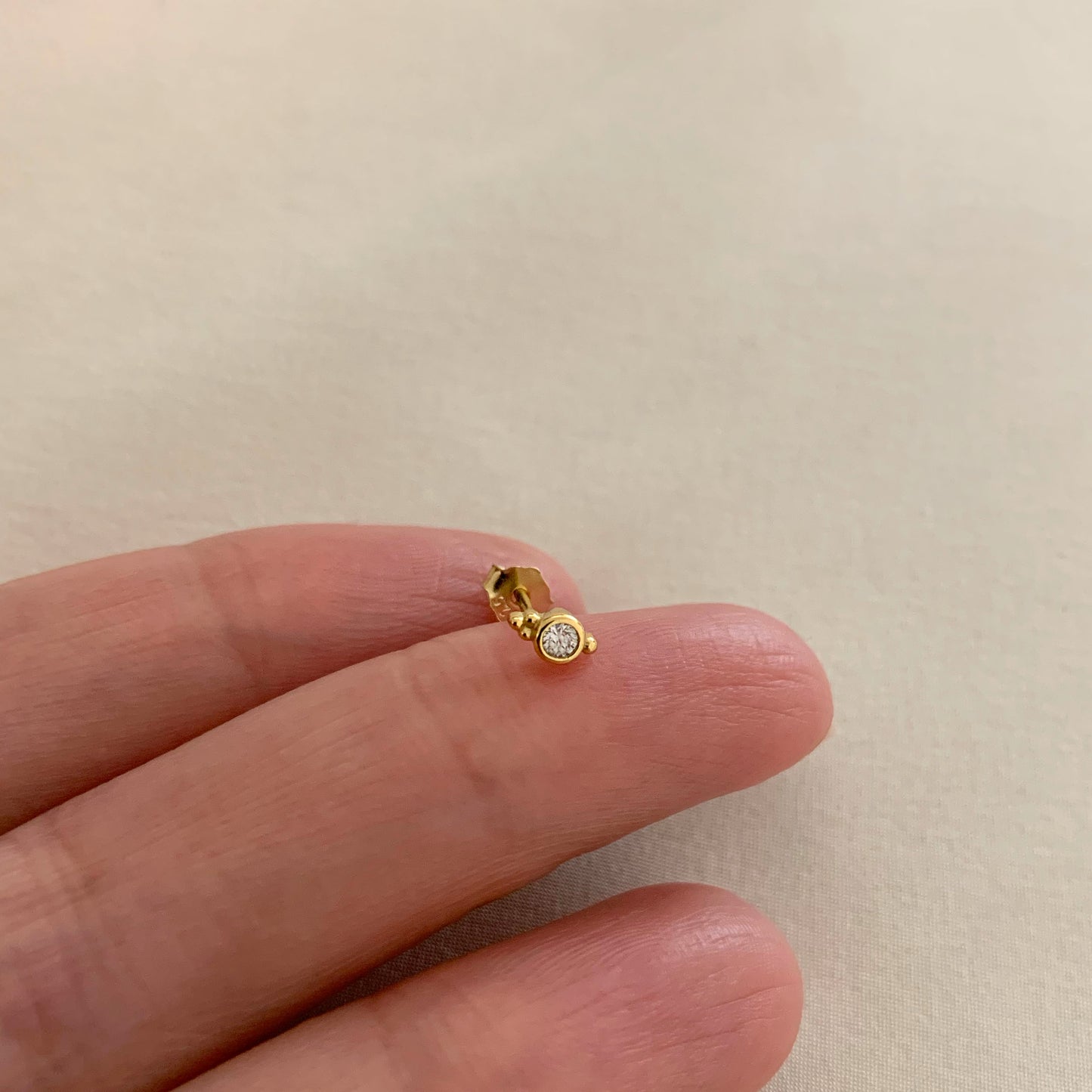 Tiny Triangle Ball Stud