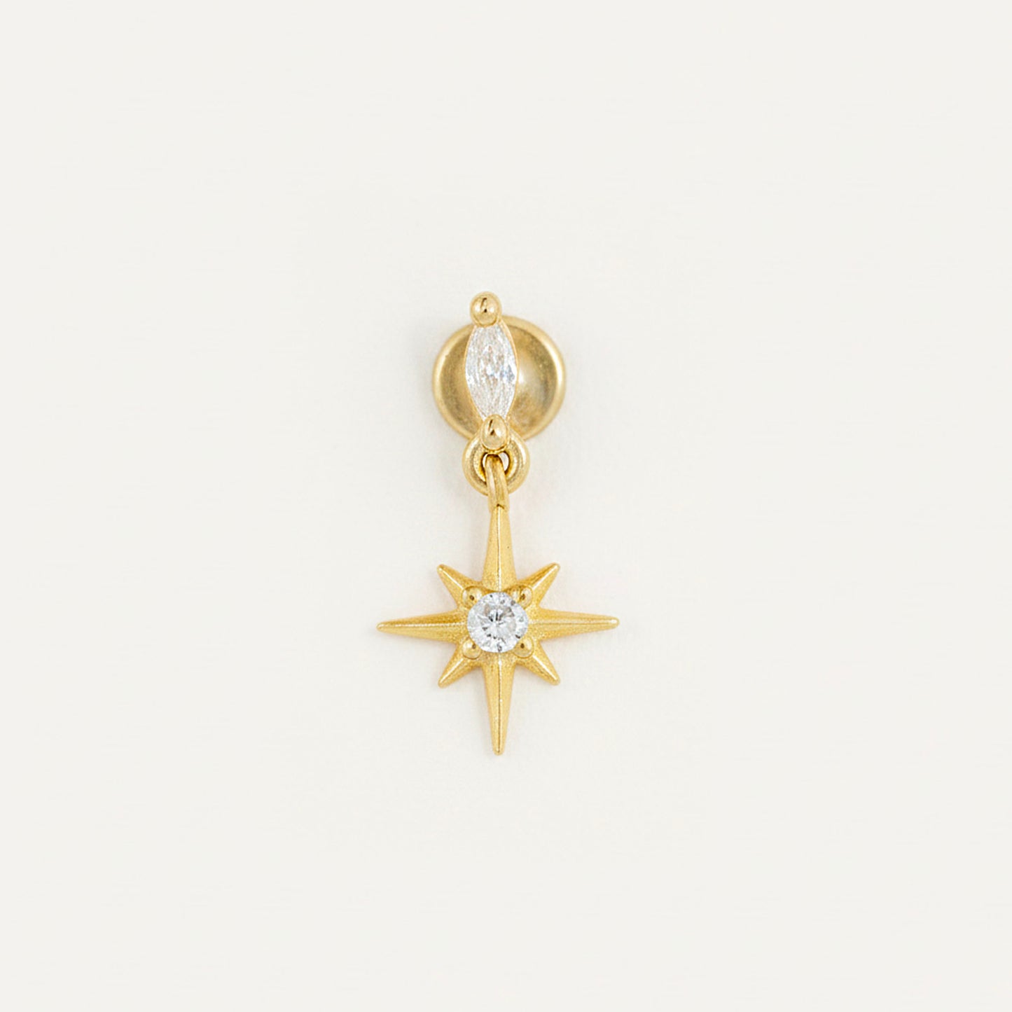 Starburst Dangle Threaded Labret