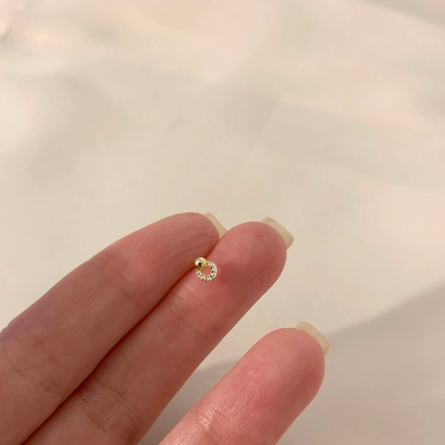 Mini Ball & Ring Stud