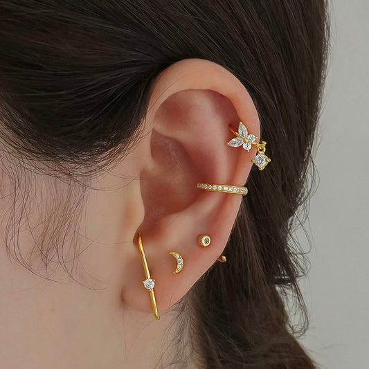 Butterfly Dangle Hoop