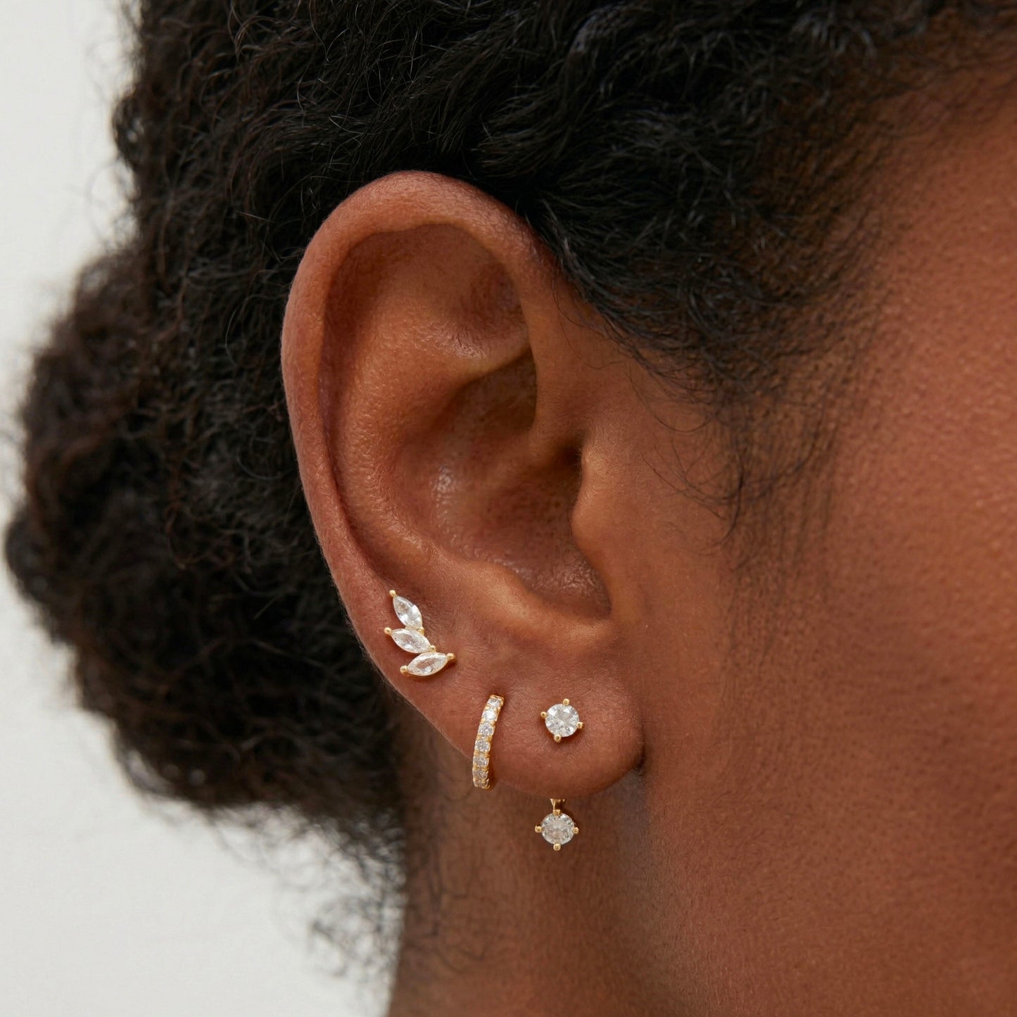 Front Back Earring Set