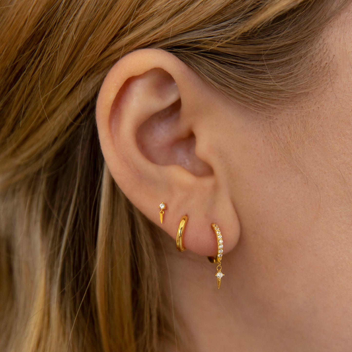 Spike Dangle Threaded Labret