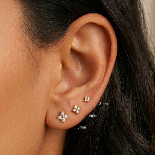 3mm~5mm Flower Threaded Labret