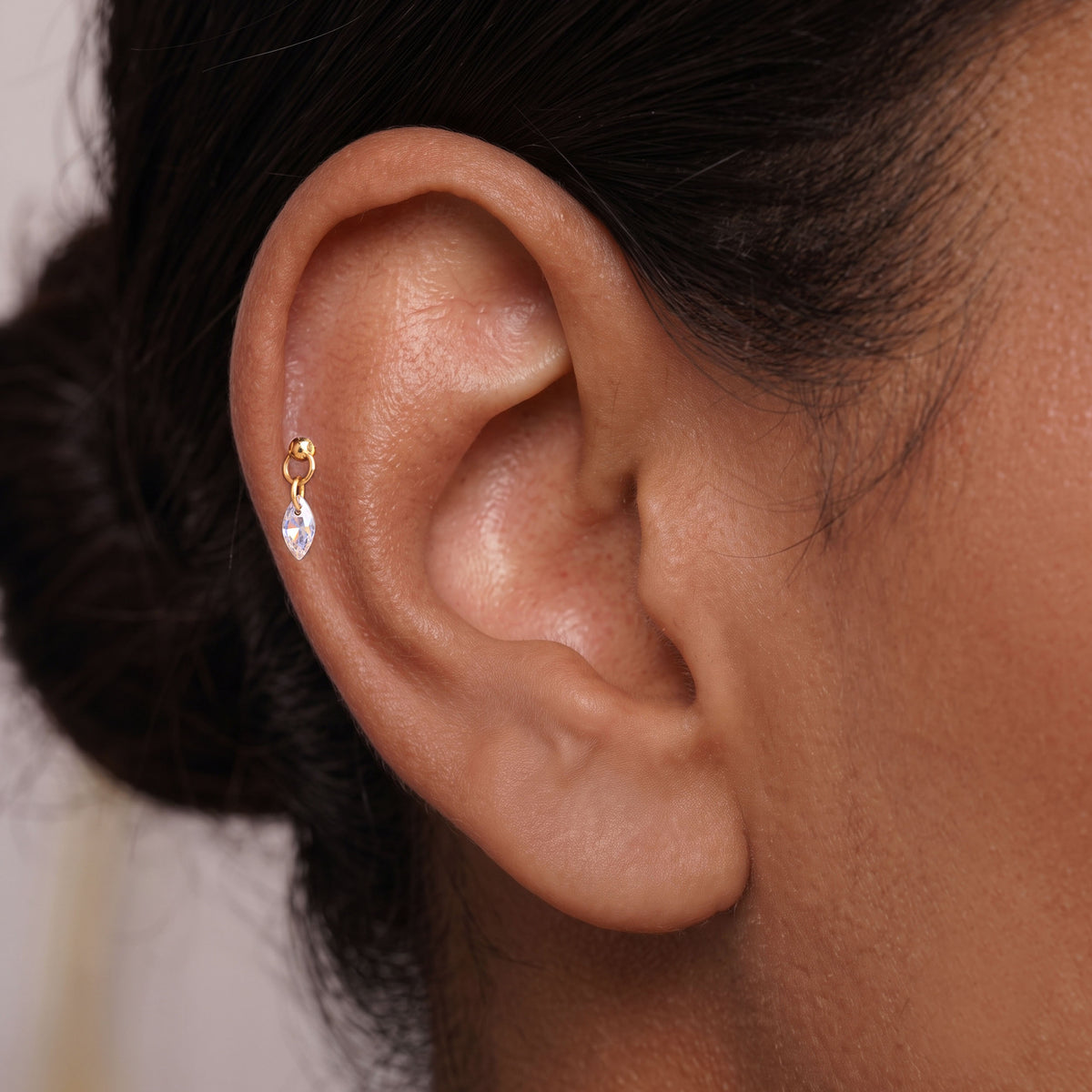 Marquise Dangle Push Pin