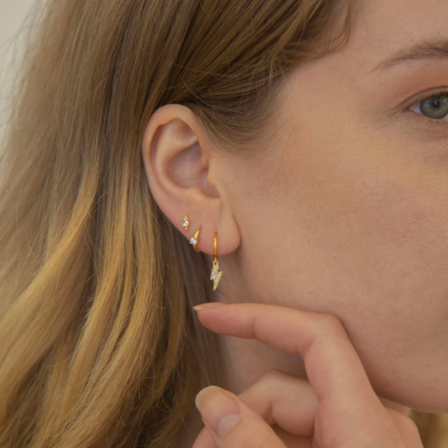 Tiny Triangle Ball Stud