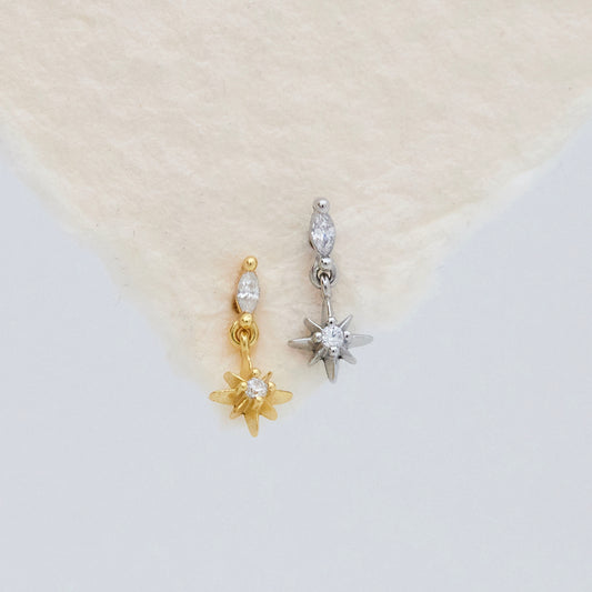 Starburst Dangle  Stud