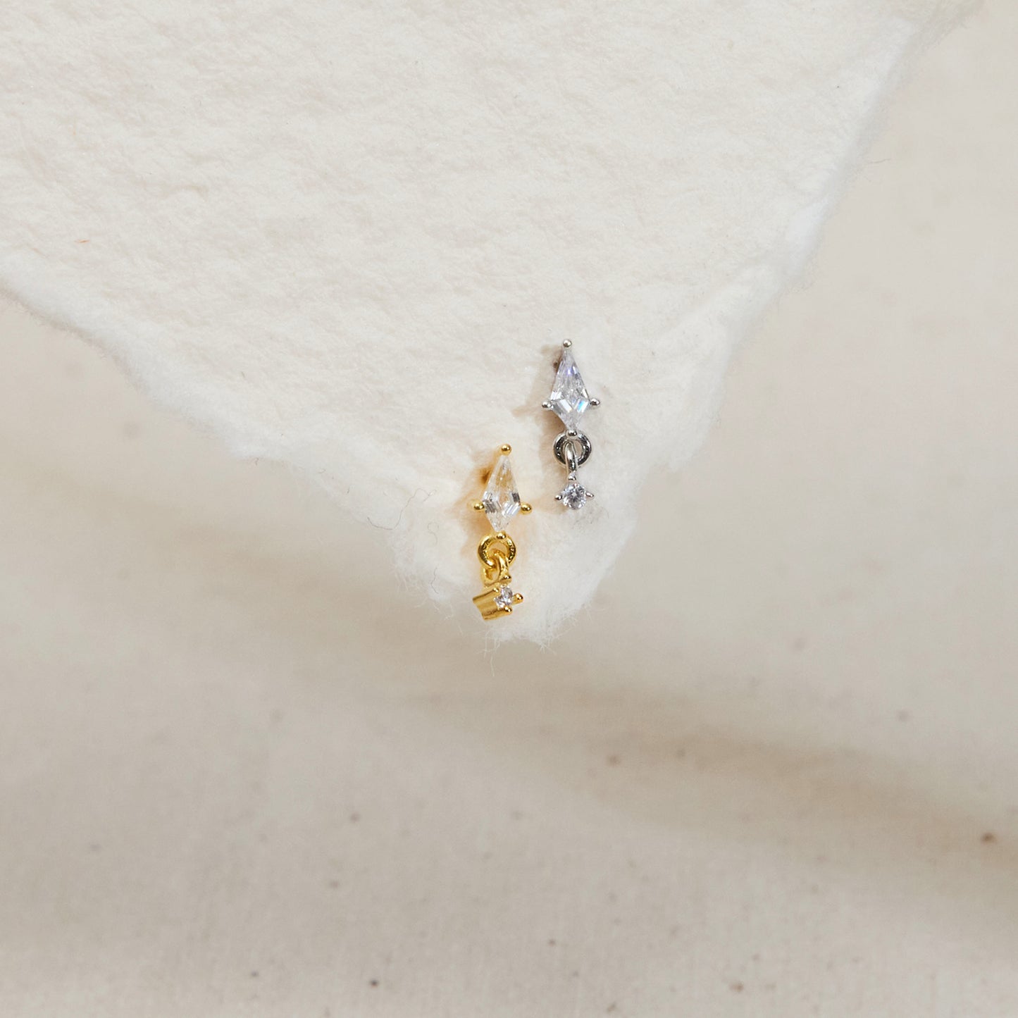 Kite Cut Dangle stud