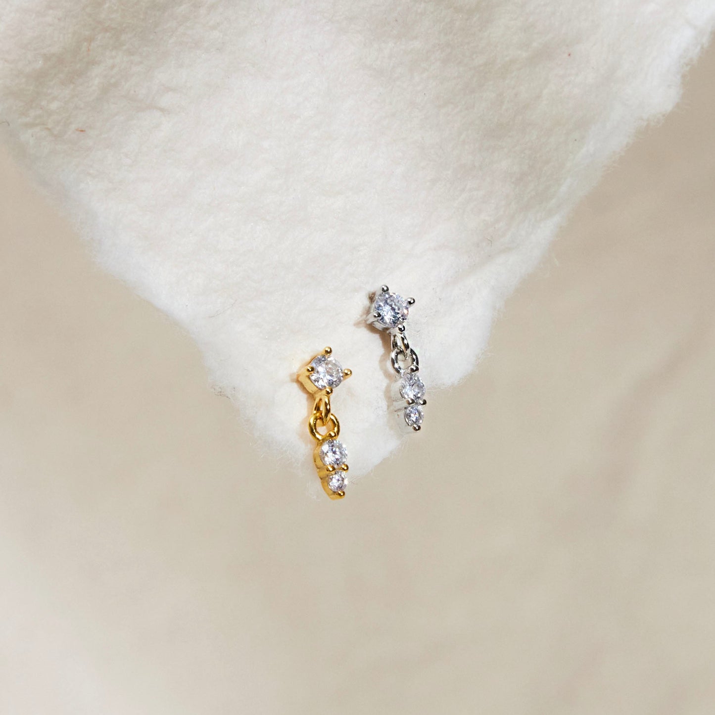 CZ Dangle Stud