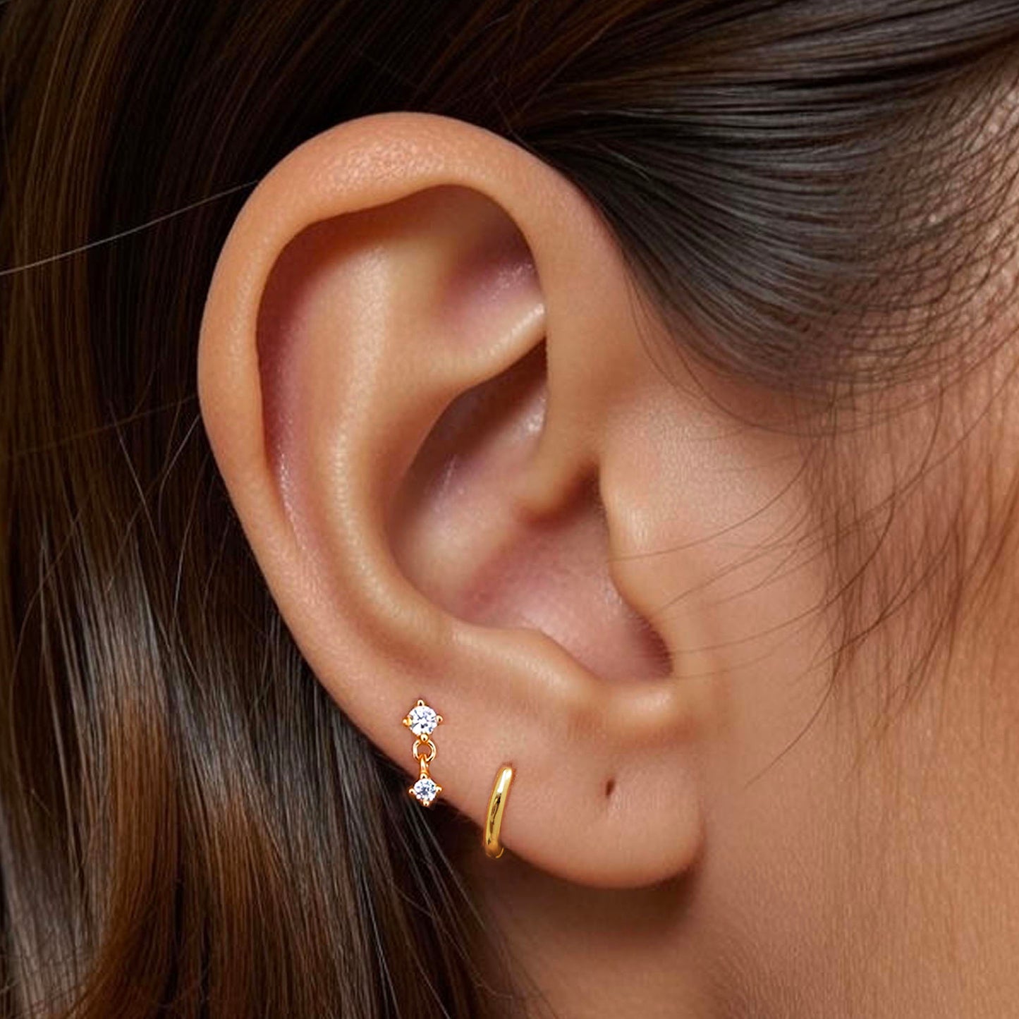 CZ Dangle Push Pin