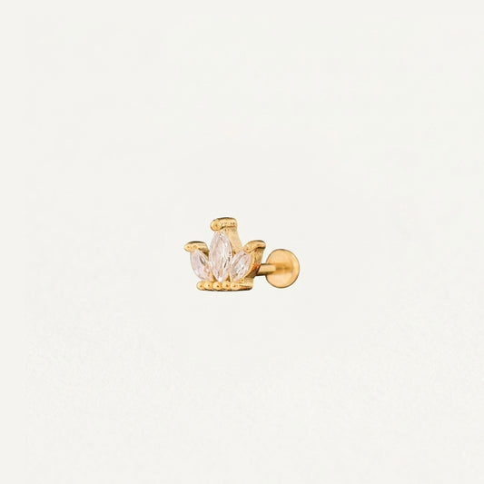 Marquise Crown Push Pin