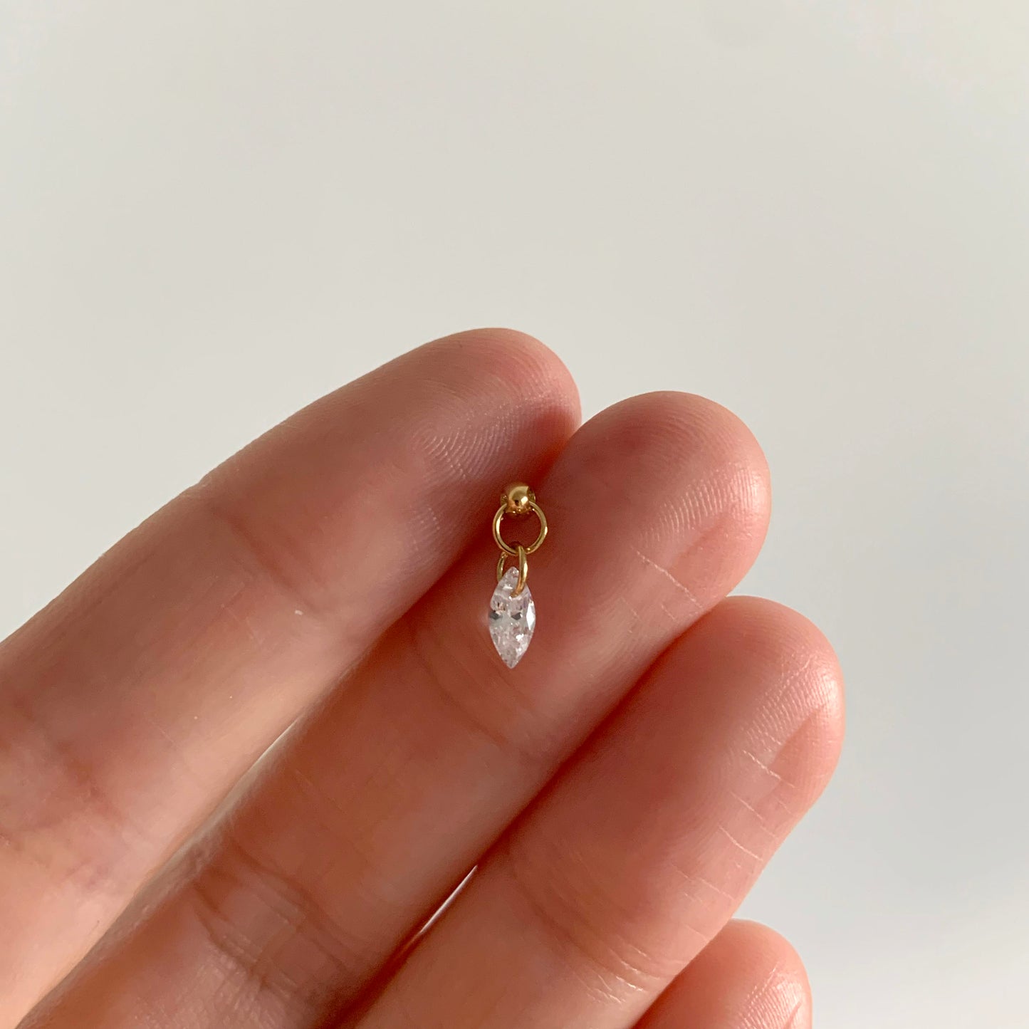 Marquise Dangle Push Pin