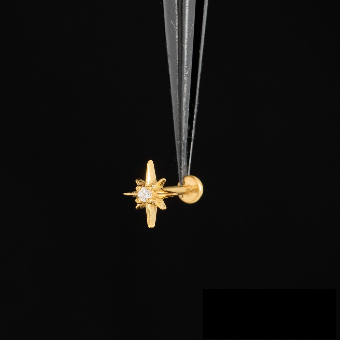 CZ Starburst Push Pin