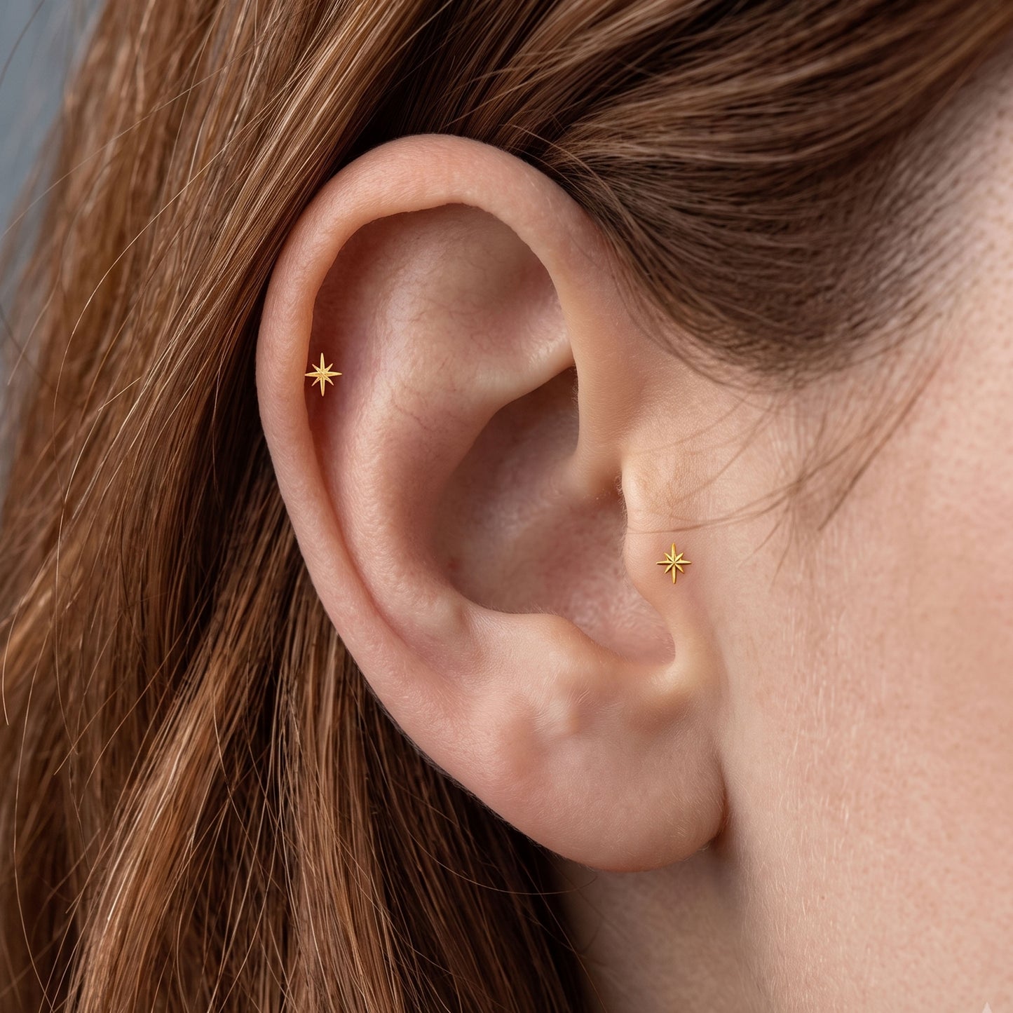 Starburst Threaded Labret