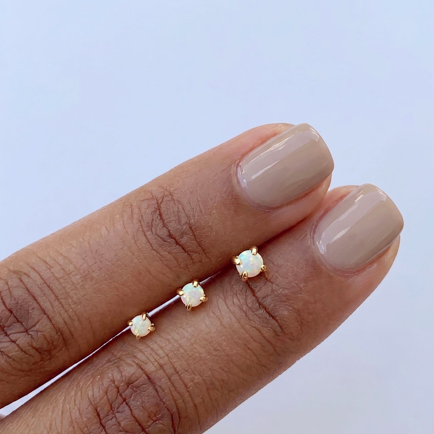 2mm~3mm Opal Studs
