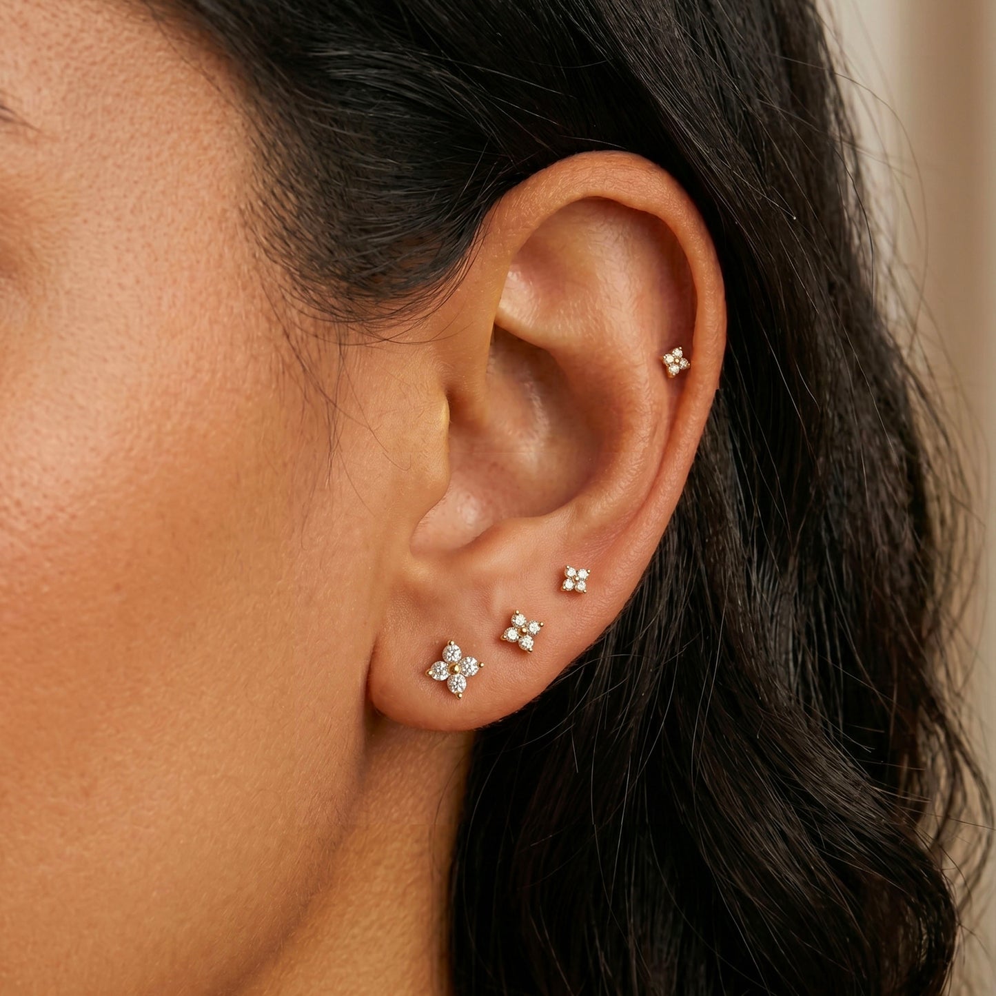 3mm~5mm Flower stud