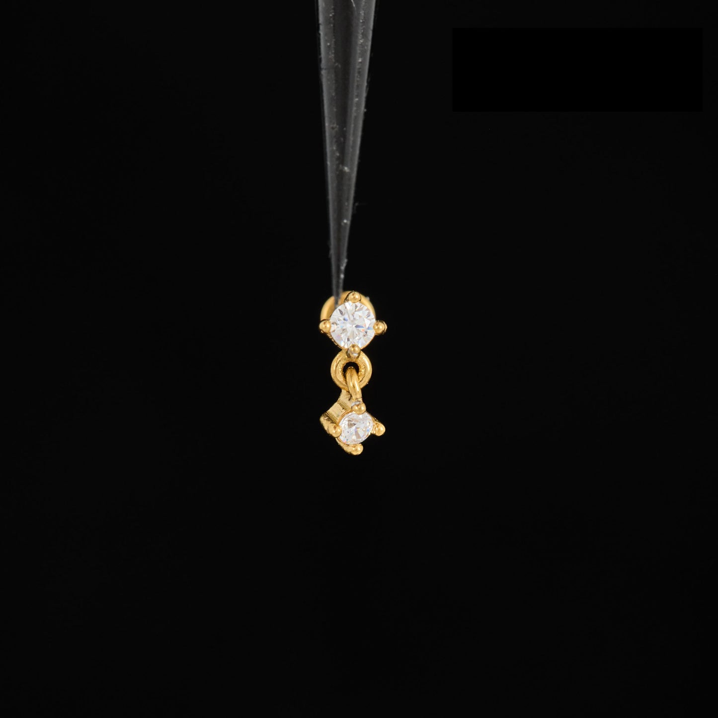 CZ Dangle Push Pin