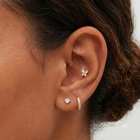 Butterfly Threaded Labret