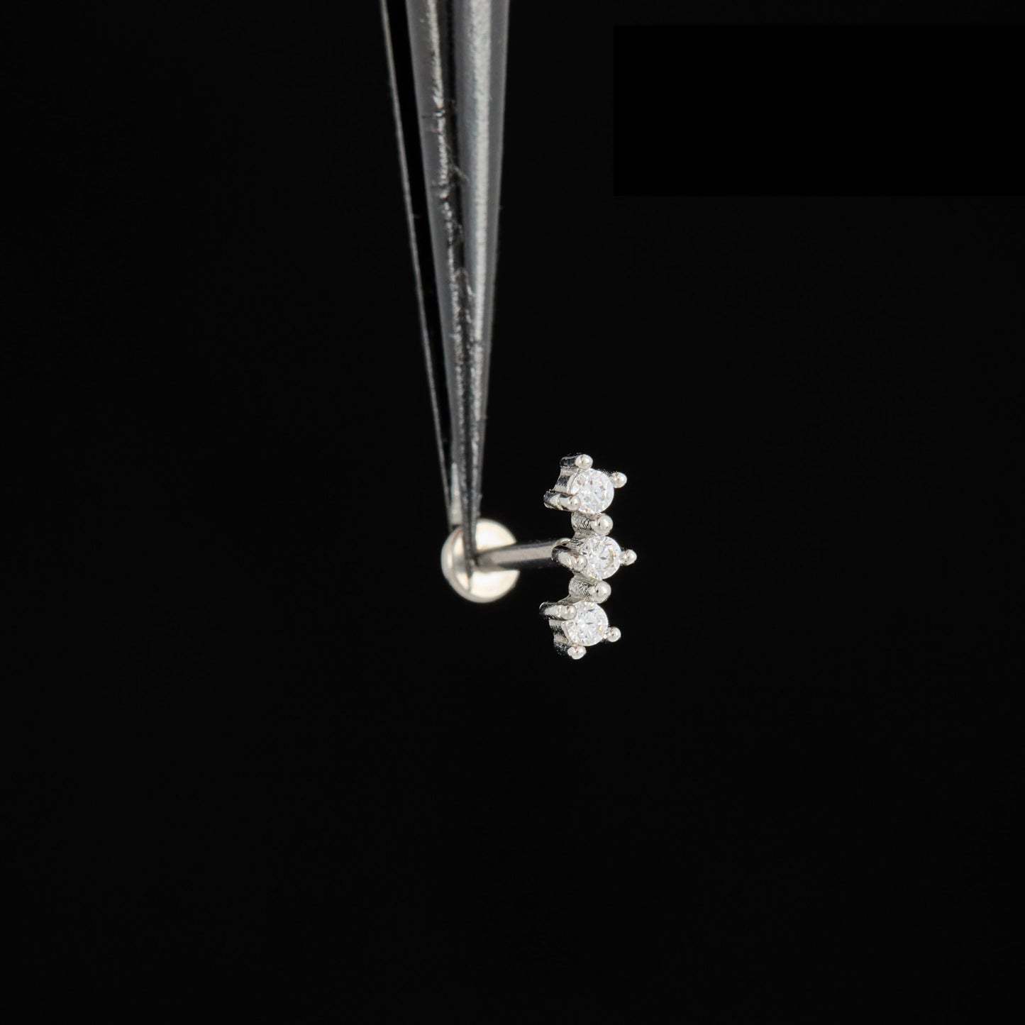 Three CZ Climber Push Pin