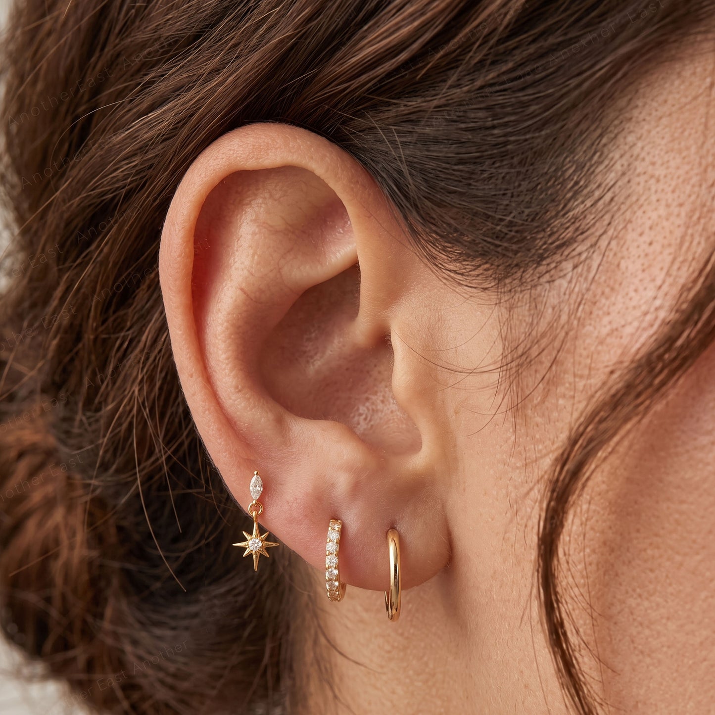 Starburst Dangle Threaded Labret