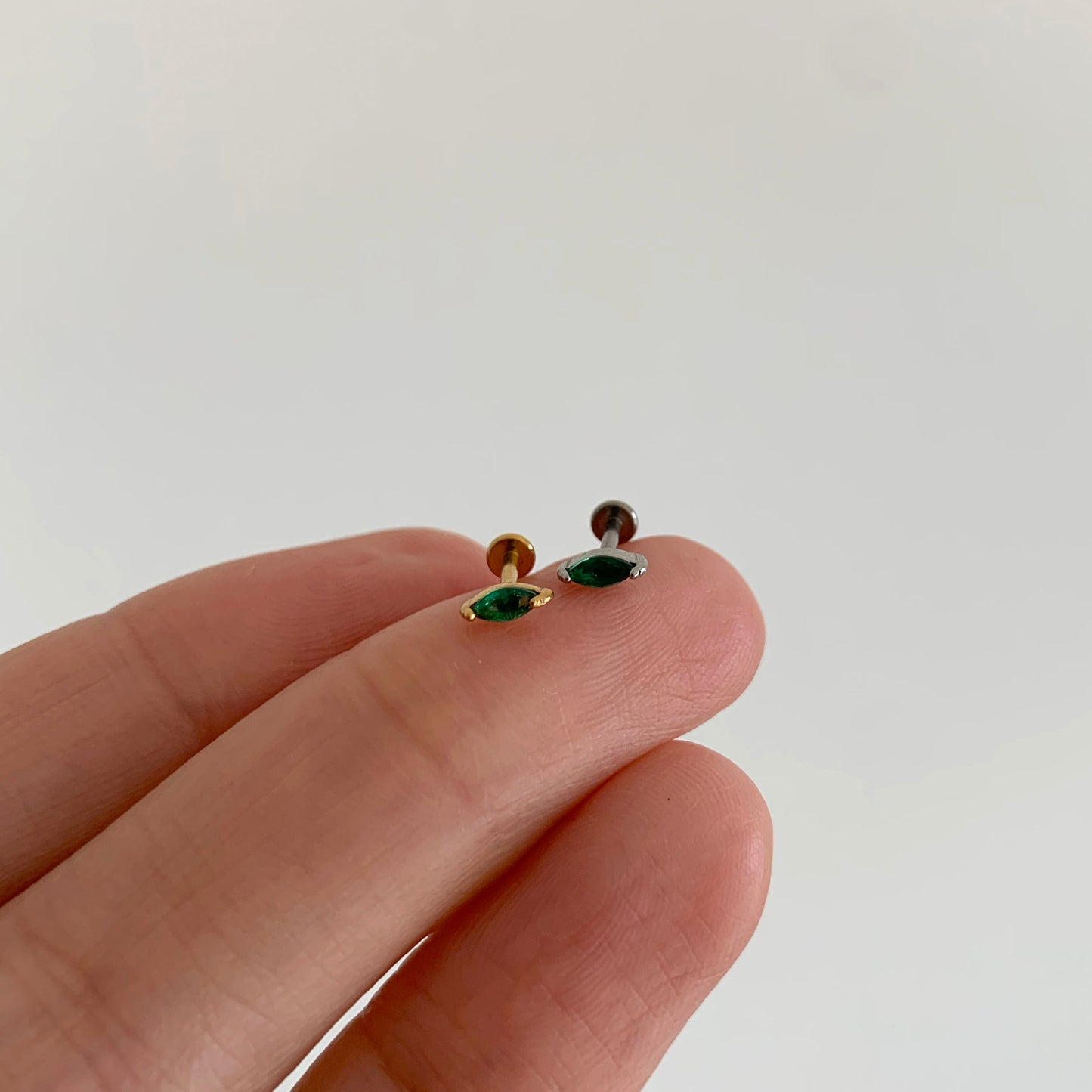 Tiny Marquise Push Pin
