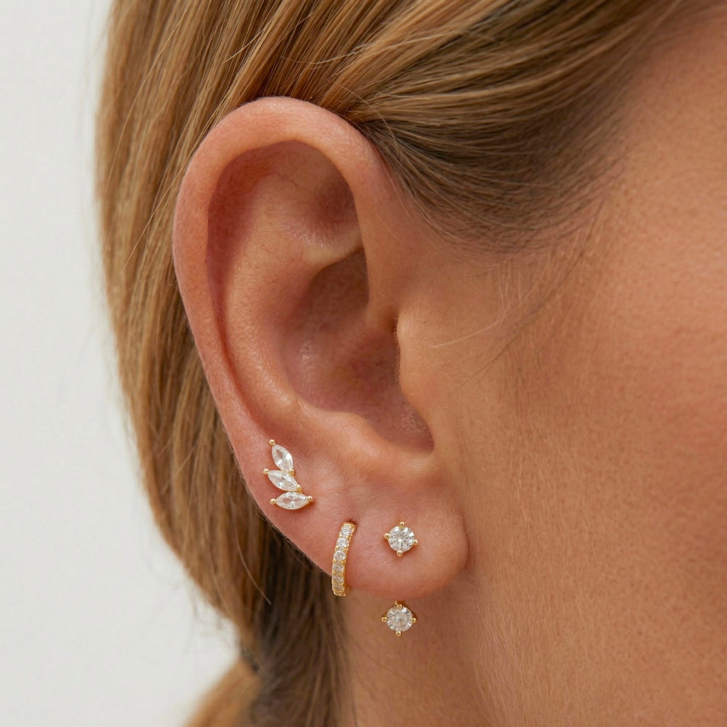 Front Back Earring Set