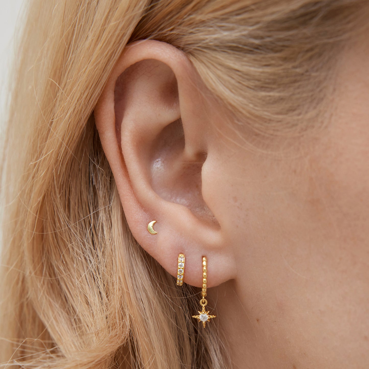 Moon Threaded Labret