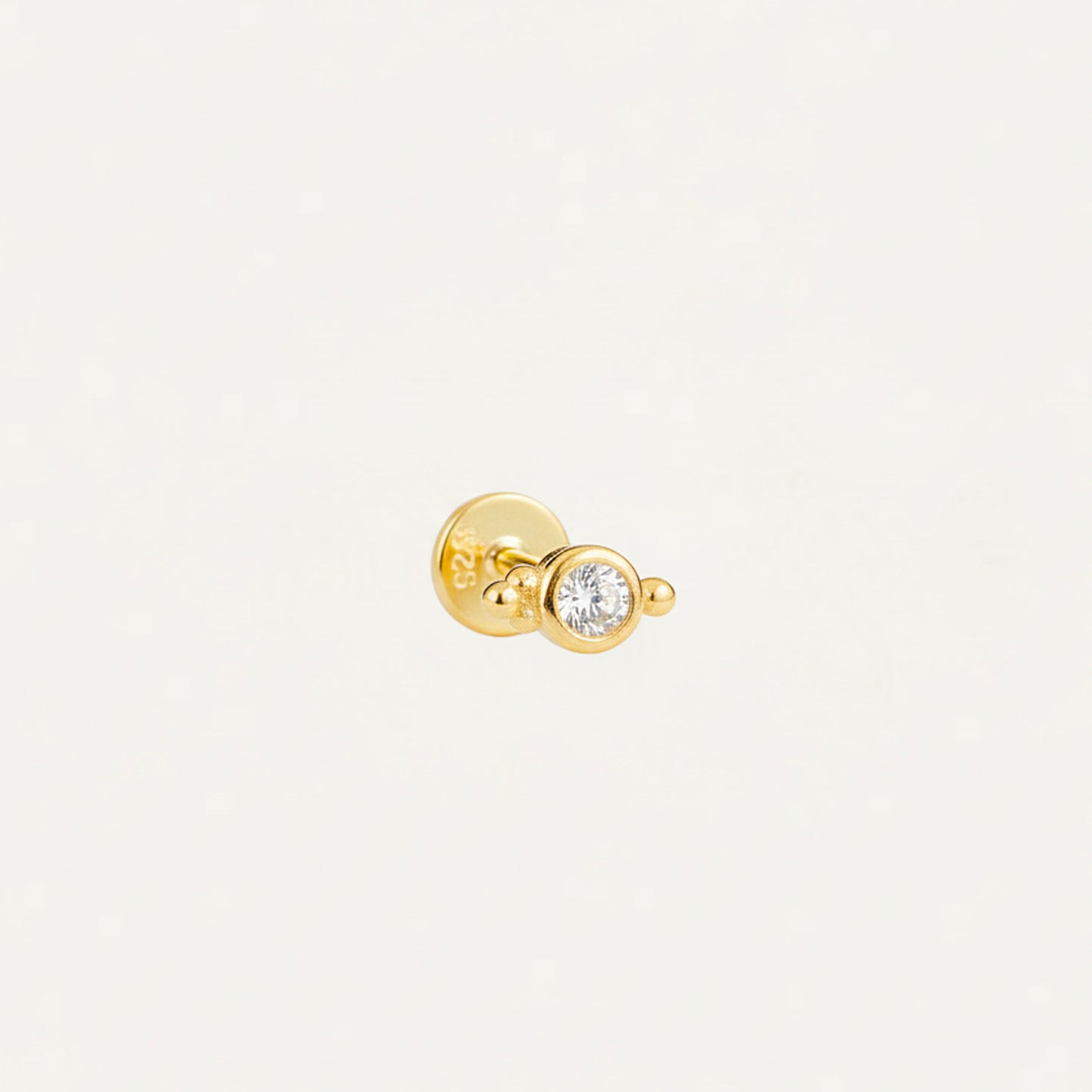 Tiny Triangle Ball Threaded Labret