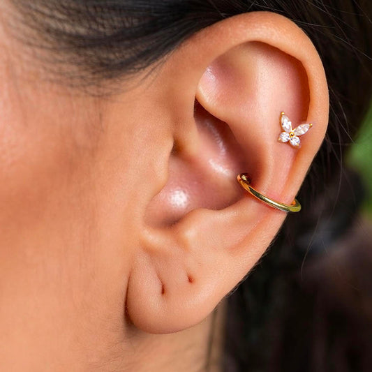 Butterfly Threaded Labret