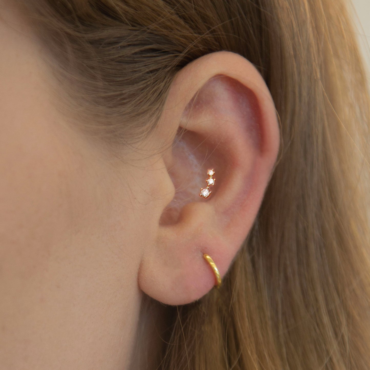 Triple Stone Climber Stud