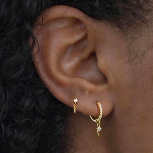 Spike Dangle Threaded Labret