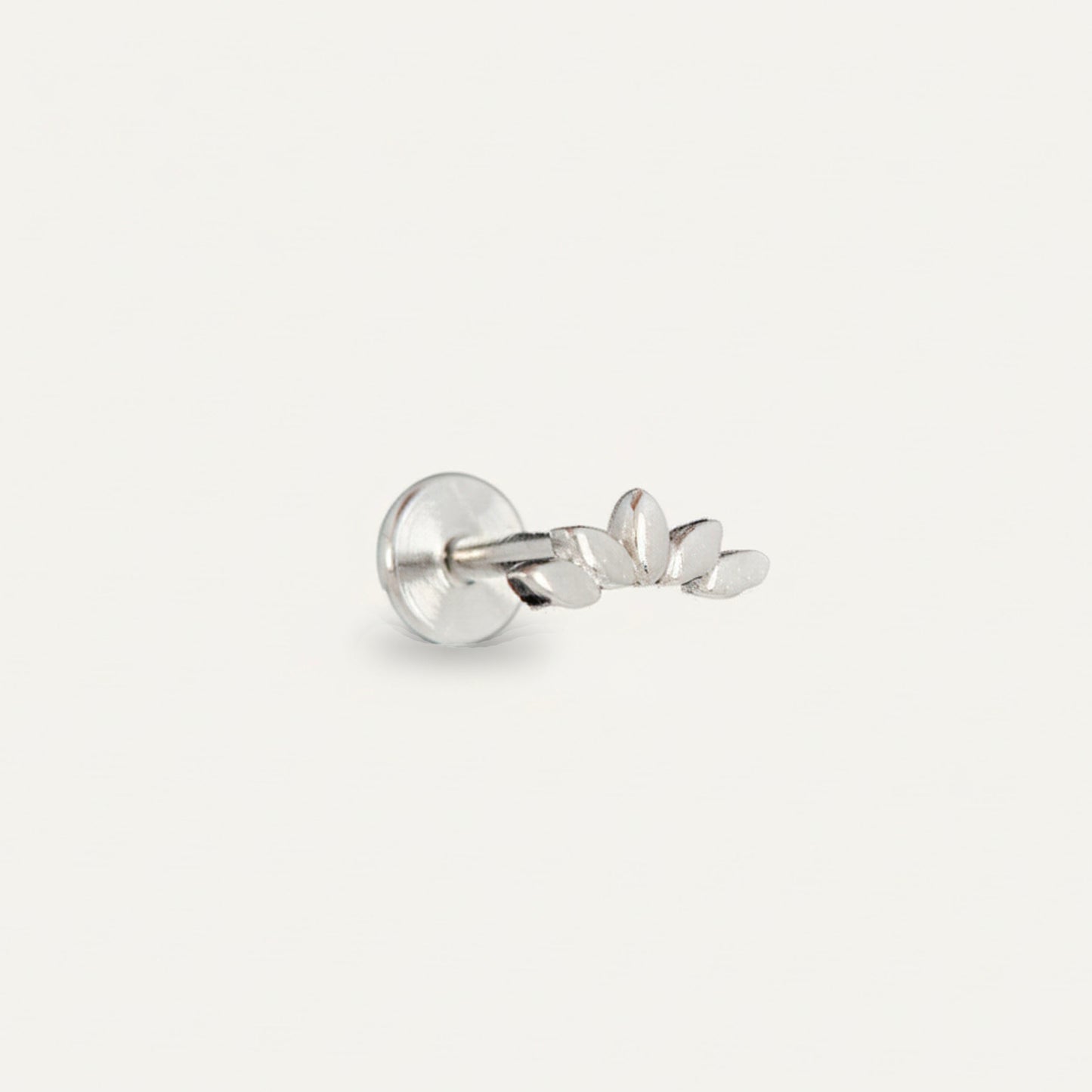 Leaf Threaded Labret